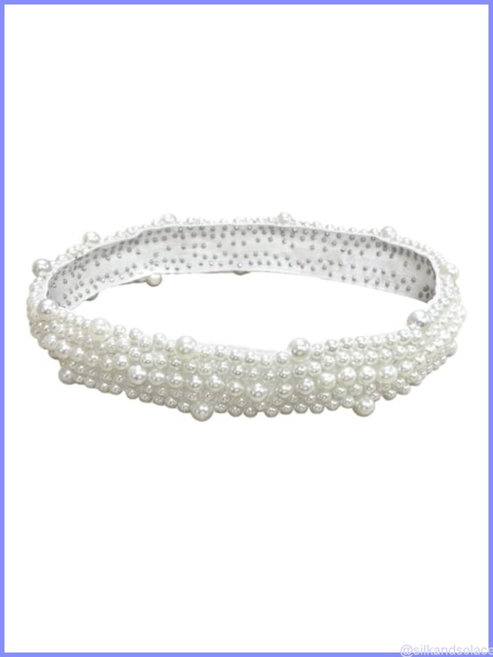 Pearl Hat Band Stretchy Elastic Fedora Western Hat Belt Beaded